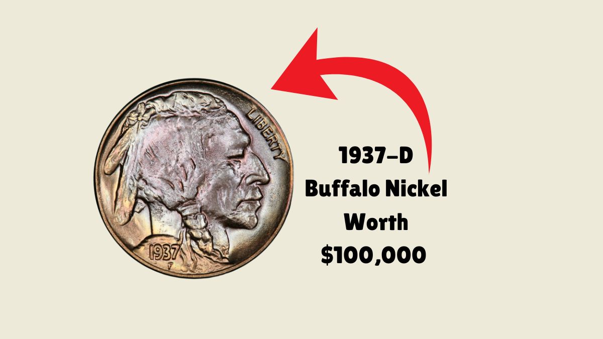 1937-D Buffalo Nickel With Doubled Die: Worth $100,000 For Its Unique Error